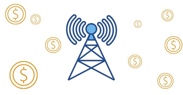 -radio spectral efficiency