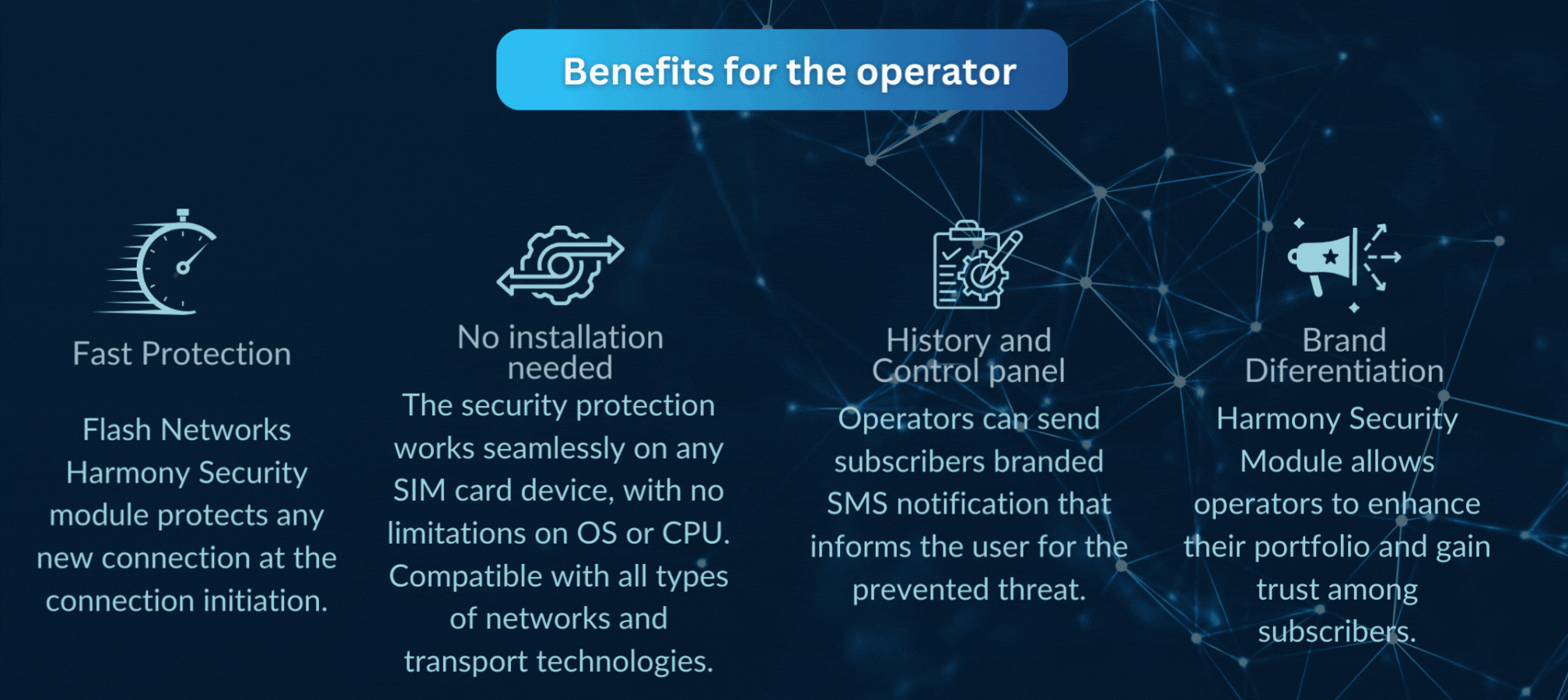ES-benefits for the operator